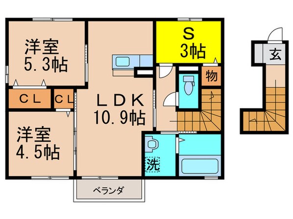 フォーレストＫＯＨＡＲＵの物件間取画像